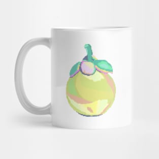 Mangosteen Pixel art, Cute Mangosteen fruit, Thai fruit Mug